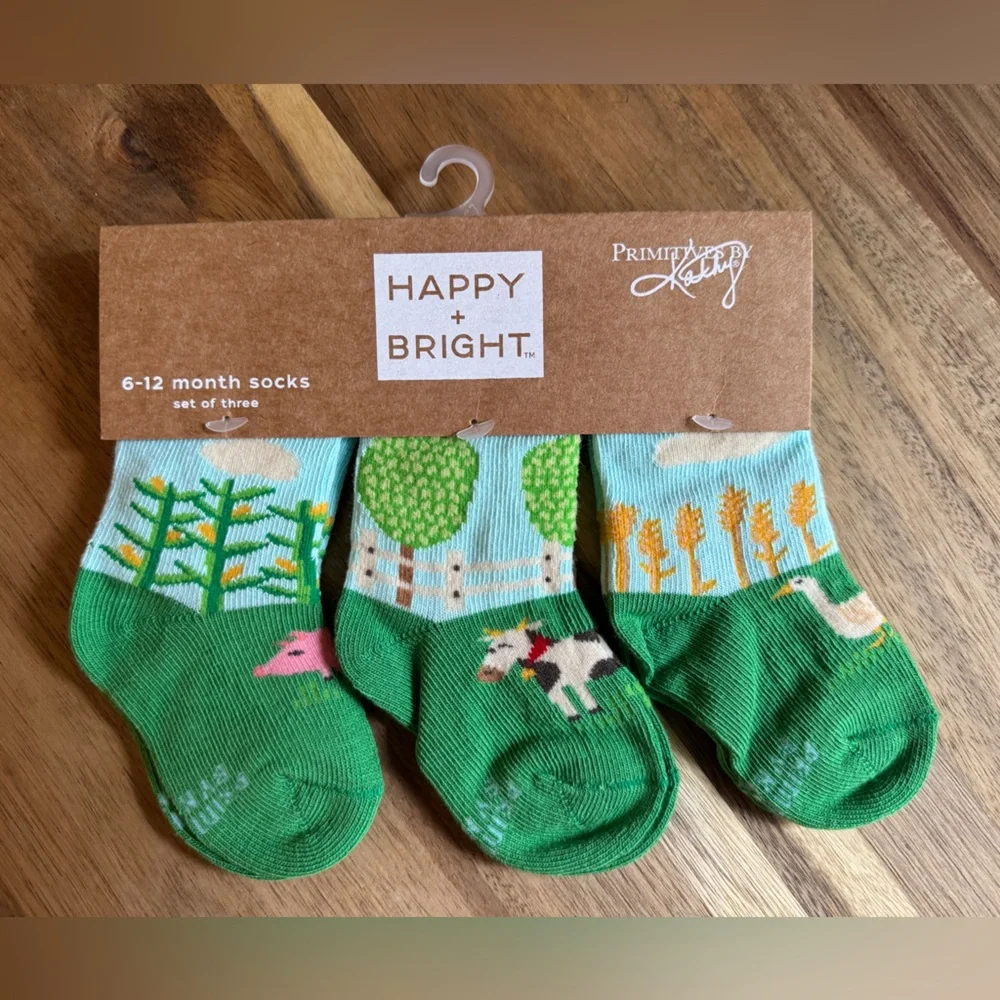 Little Farm Baby Sock Set - Picture 1 of 2